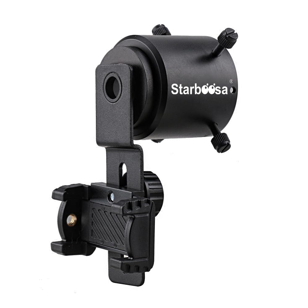 Photo 1 of starboosa Smartphone Spotting Scope Camera Adapter Mount - Capture Stunning Photos & Videos - Fits 1.25" to 2" Spotting Scope Eyepieces - Aluminum Frame- Perfect for Birding & Nature Photography
