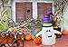 Zayzelle 4 Foot Halloween Inflatable Air Blown Ghost with Jack-O-Lantern Pumpkin/Witch Hat Lighted for Home Yard Garden Indoor and Outdoor Decoration