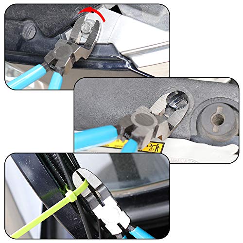 Five Bananas Multipurpose Cutting Pliers, for Car Panel Puller Clipping and Prying Plastic Rivets Removal Tool(Improved Version)