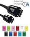 WiRoTech USB C Cable, Black USB-C to USB-C Fast Charging Cable (10 feet, Black)