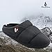 RockDove Men's Down Slip-On Camper with Memory Foam, Size 11-12 US Men, Black