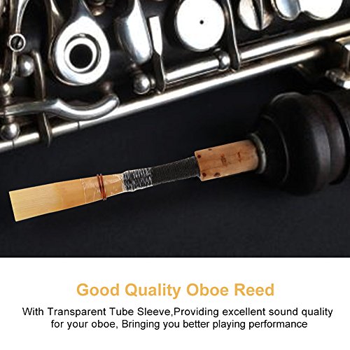 Oboe Reed Bamboo Tube Instrument Reed With Transparent Tube Sleeve For