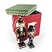 Santas Bags Holiday Collectibles & Nutcracker Storage Box with Dividers (Polka Dot)