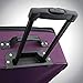 American Tourister Fieldbrook XLT Softside Upright Luggage, Purple/Black, 4-Piece Set (BB/DF/21/25)