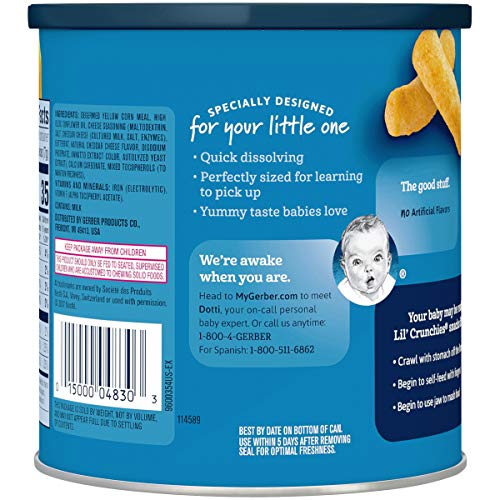 1 Gerber+Graduates+Crunchies+Cheddar+Ounce