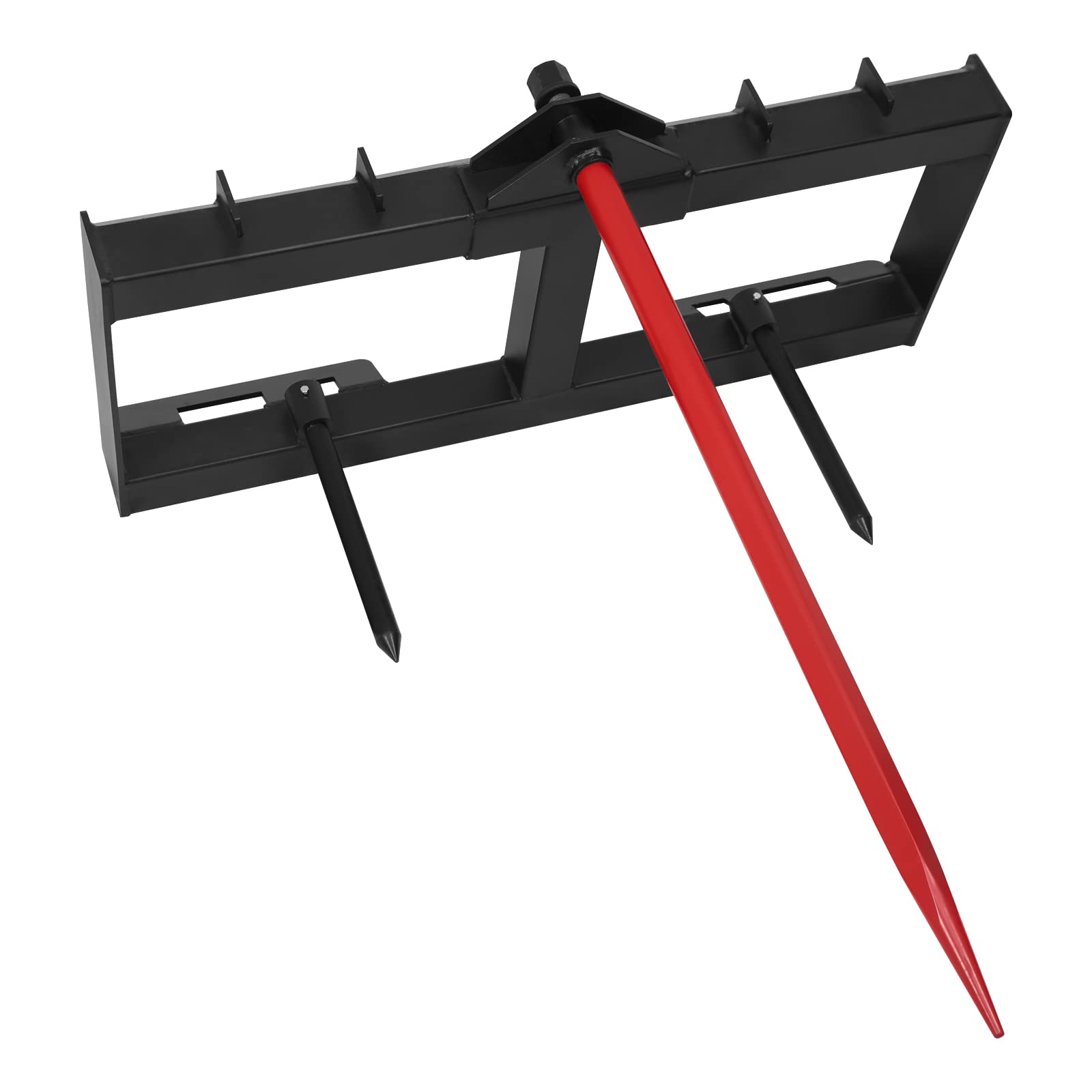 49" Bale Spear Hay Spear Attachment, 3000lbs Capacity Quick