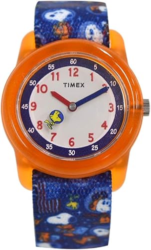 Amazon Co Jp タイメックス Timex 腕時計 キッズ スヌーピー コラボ ベルト レディース ブランド 生活防水 子供用 Tw7c79 ピーナッツ 宇宙柄 スペース シューズ バッグ