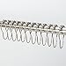 GEFEII Rustproof Stainless Steel Heavy Duty Roller Shower Curtain Rings Hooks for Bathroom, Set of 14 (Polished Nickel)