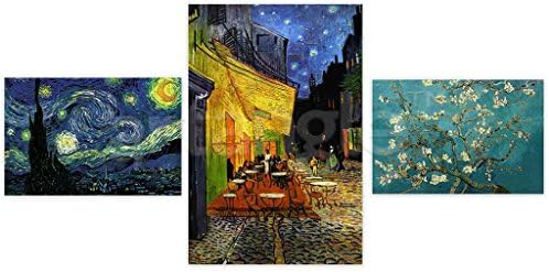 Artangle Paper Van Gogh Printed Matte Finish Posters (12 x 18 Inch, Set of 3)