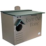 JCs Wildlife Barn Owl Nesting House - Large Home Made w/Recycled Poly Lumber