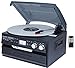 7-in-1 Boytone BT-24DJB Turntable with Bluetooth Connection, 3 Speed 33, 45, 78 Rpm, CD, Cassette Player AM, FM USB, SD Slot, Aux Input. Encoding Vinyl & Radio & Cassette To-MP3, Remote controlthumb 3