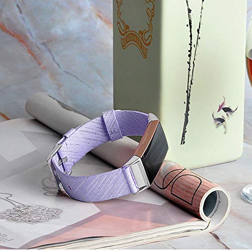 image for hooroor Woven Fabric Breathable Replacement Bands Compatible for Fitbi