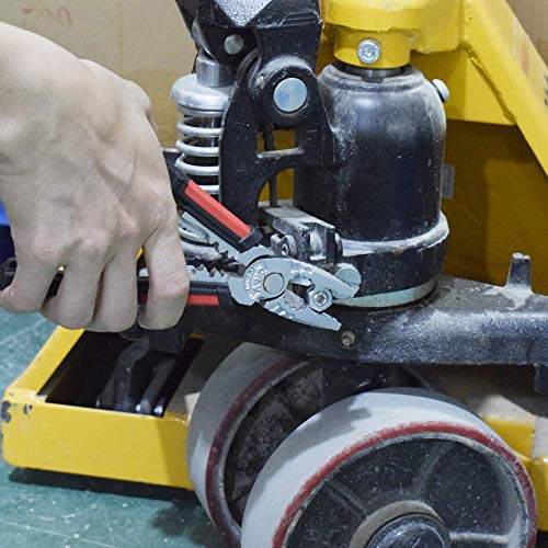 Linesman Pliers Multi-function Combination Pliers, Quickly Screw Extractions, 8-inch Portable Heavy Duty Pliers with Wire Stripper/Crimper/Cutter/Gripping Function, 5 Ways Crimping, Heavy Duty Pliers - Thumbnail 4