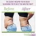 Skinny Gel Body Wraps for Weight Loss with Garcinia Cambogia - Contouring Wraps to Get Rid of Belly Fat and Visibly Reduces The Appearance Of Cellulite and Stretch Marks - Includes 30 Day Diet Plan!