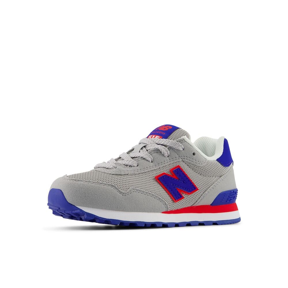 New Balance Kid's 515 V1 Lace-Up Sneaker, Raincloud/Team Royal, 11 W Little Kid Image