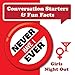 Never Have I Ever Conversation Starters: Girls Night Out Edition | Funny Card Game for Bachelorette Parties, Spring Breaks, Vacations | Fun Card Games for BFF’s | 150 Cards | Ages 17+