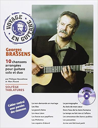 Amazon Fr Voyage En Guitare Georges Brassens Georges Brassens Livres