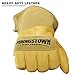 Youngstown Glove 11-3255-60-L Leather Utility Wide-Cuff Gloves, Large, Brown
