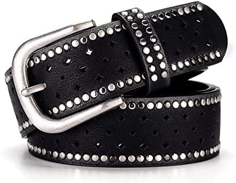 Harley Davidson Crystal Font Black Genuine Cowhide Leather Belt Size XS Harley-Davidson Women main image 3
