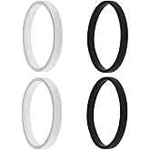 4 Pieces Anti-Slip Shirt Sleeve Holders Garters Stretch Metal Armbands