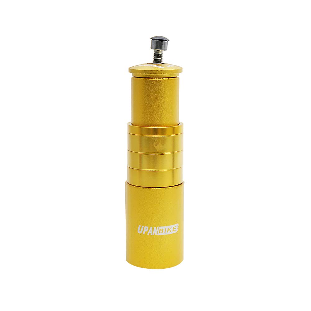 UPANBIKE Bike Bicycle Head Handlebar Stem Raiser Extender 28.6mm (Gloden)