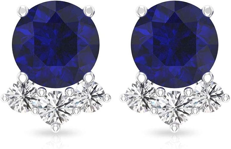 Amazon Com 1 3 Ct Blue Sapphire Solitaire Stud Earring Igi Certified Round Diamond Gemstone Earring Tiny Diamond Ij Si Color Clarity Cartilage Earring Teen 14k White Gold Pair Jewelry Amazon Com 1 3 Ct Blue Sapphire Solitaire Stud Earring Igi Certified Round Diamond Gemstone Earring Tiny Diamond Ij Si Color Clarity Cartilage Earring Teen 14k White Gold Pair Jewelry