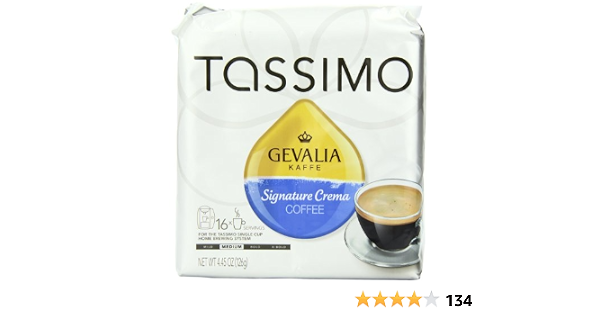 Tassimo GEVALIA Signature Crema Coffee 