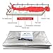 Uttiny Sauna Blanket,110V 2 Zone Digital Far-Infrared (FIR) Heat Therapy Blanket for Body Shape Slimming Fitness (Silver)