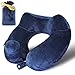 MLVOC Inflatable Travel Pillow, Breathable & Comfortable U-Shape Neck Pillow for Airplanes Travel Car (New BLUE1)
