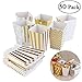 NUOLUX 50pcs Popcorn Boxes Cardboard, Mini Paper Popcorn Box, Cardboard Popcorn Container, for Birthday Parties Baby Shower Wedding Fiesta Dessert Tables Party Supplies（Random Color）