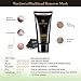 Black Mask, Charcoal Peel Off Mask, Off Mask, Blackhead Remover Mask, MagiForet Purifying Peel-off Mask Deep Cleansing Activated Charcoal Face Mask Treatment Oil Control 60g Rosewater Spray 30ml