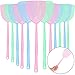 Fly Swatter Plastic Flyswatter Pack,17.5 Inches Handle Fly Swatter Home and Kitchen Helper, 3 Summer Colors (12 Pieces)