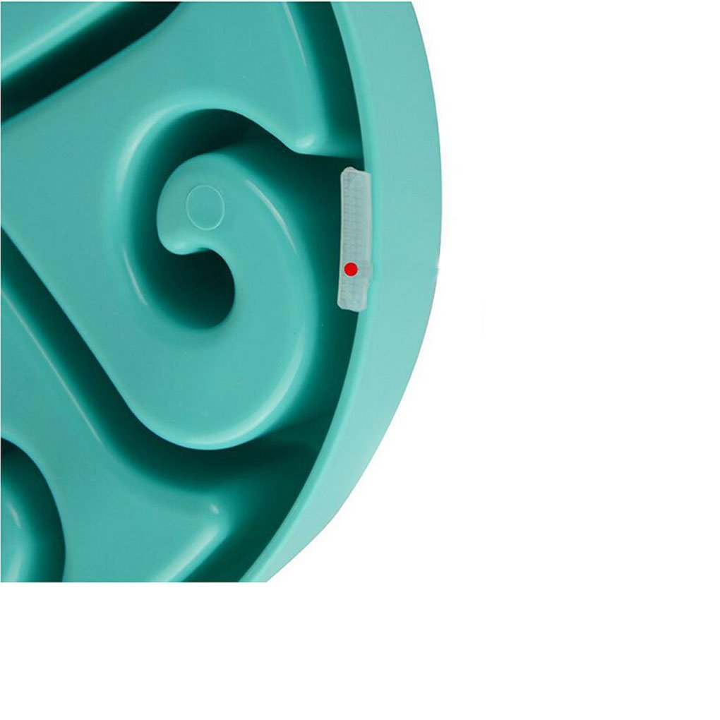 PP Plastic Pets Slow Feeding Bowl Flower Design Anti-Choking Slow Eating Dog Cat Bowl