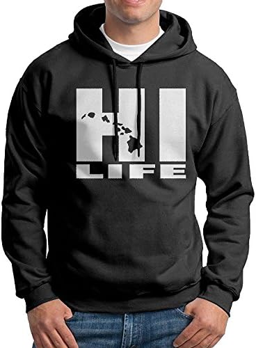 Hawaii Hi Life Beautiful Art Man's Hooded Sweatshirt