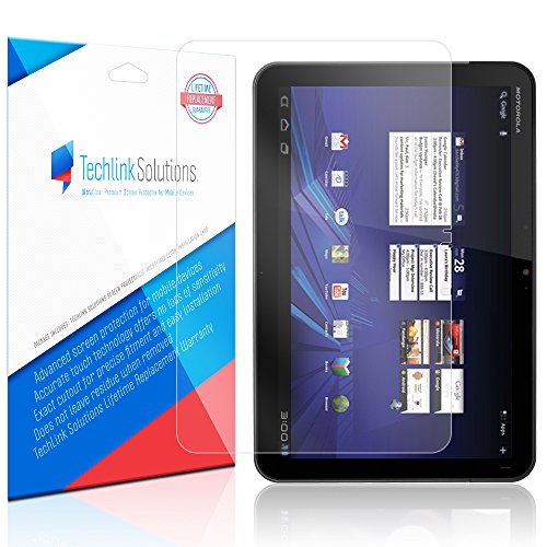 Motorola XOOM Screen Protector (3-Pack)(10.1"), TechLink Solutions UltraClear - Premium HD Crystal Clear Shield /Anti-Bubble & Anti-Fingerprint PET Film with