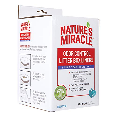 Nature's Miracle Odor Control Litter Box Liners, 27 Count Pricepulse