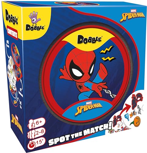 Asmodee | Dobble Spiderman | Family Card Game