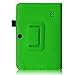 Fintie Premium PU Leather Case Cover for 7 Inch Tablet inclu. NeuTab N7 Pro/NeuTab N7S Pro 7, Alldaymall 7 (Third Generation) / A88X 7, iRULU X37, Dragon Touch Y88X 7, TOPELOTEK 7, Green