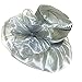 LETSQK Women's Kentucky Derby Church Dress Organza Wide Brim Sun Hat
