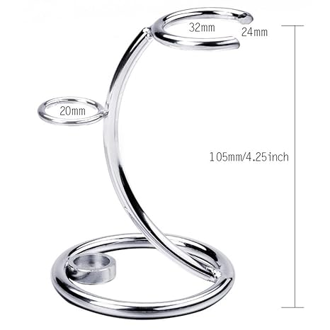 Halter für Rasierhobel und Rasierpinsel?Eisenlegierung klassische Rasierständer Rasierpinselhalter für Männer