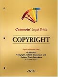Casenote Legal Briefs : Copyright, Keyed to Goldstein, Casenotes, 0735556369