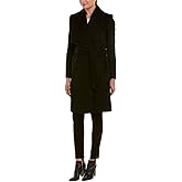 Cole Haan Women's Belted Wool Coat – Classically Elegant Coat for Year-round Style