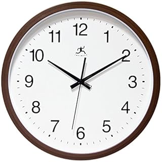 UPC 731742149572 product image for Infinity Instruments Walnut Finish Clock, Walnut (B01IR3T2RS) | upcitemdb.com