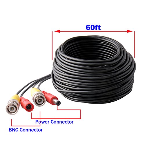 ISEEUSEE-Balck-60Feet-BNC-Video-Power-Security-Camera-Extension-Cable-Pre-made-All-in-One-Wire-with-Connector-for-CCTV-DVR-Surveillance-system