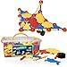 USA Toyz Quarks STEM Building Toys Construction Set - 160 Pc Educational Engineering Toys for Kids with Multilink Spheres, Rods and Panels