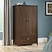 Sauder County Line Armoire with Rum Walnut Finish