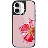 CASETiFY Glaze iPhone 17 Case [Glossy Finish/Compatible with Magsafe / 4.9 ft. 1X Military Grade Drop Protection] - Floral Painting - Black