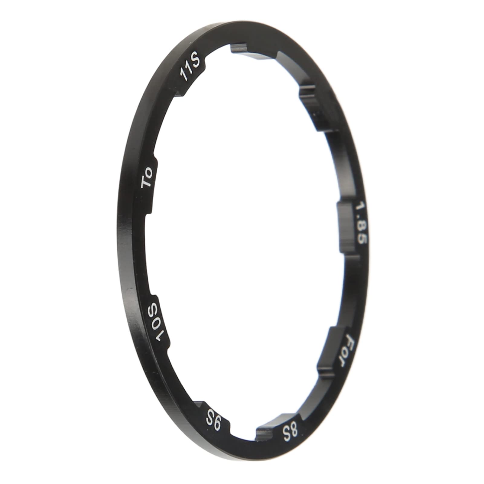 Ejoyous Gear Cassette Spacer, Aluminium Alloy 1.85mm Mountain Road Bike Flywheel Hub Spacer Bottom Bracket Axle Washer Gasket