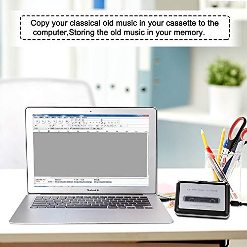 3 Cassette+Converter+AGPtek+Portable+Headphone