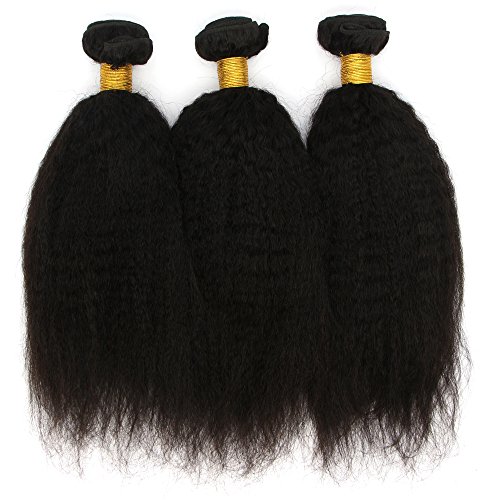 Brazilian-Yaki-Kinky-Straight-Human-Hair-3-Bundles-Virgin-Hair-Wave-Weft-Unprocessed-Weave-Afro-Kinky-Straight-100-Human-Hair-Extensions-Natural-Color-10-12-14-Inch